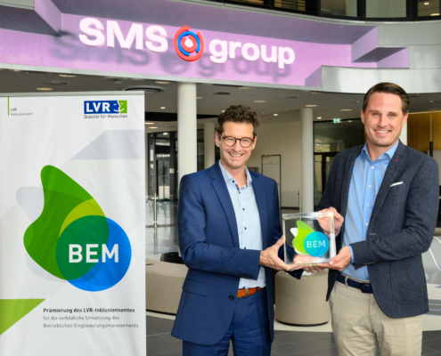 SMS group GmbH mit 10.000 Euro vom LVR ausgezeichnet